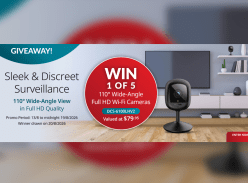 Win 1 of 5 DCS-6100lhv2 Compact Full HD Wi-Fi Camera - D-Link