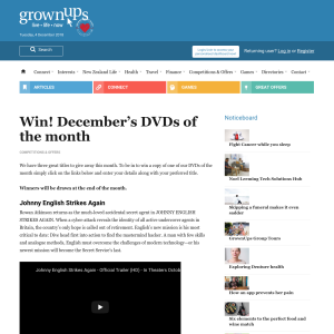 Win December’s DVDs of the month