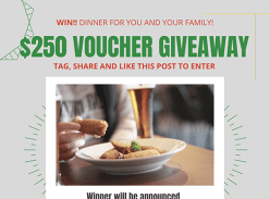 Win dinner for you and your family or friends