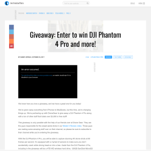 Win DJI Phantom 4 Pro and more