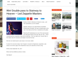 Win! Double pass to Stairway to Heaven - Led Zeppelin Masters