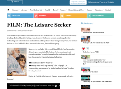 Win double passes to The Leisure Seeker