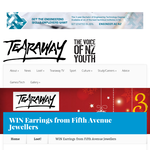 Win Earrings from Fifth Avenue Jewellers