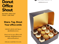 Win Edible Blooms Donut