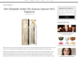 Win Elizabeth Arden 5th Avenue Uptown NYC fragrance