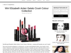 Win Elizabeth Arden Gelato Crush Colour Collection