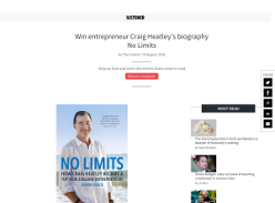 Win entrepreneur Craig Heatley’s biography No Limits