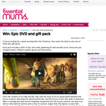 Win Epic DVD and gift pack