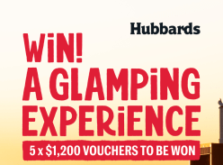 Win 1 of 5 Epic Glamping Escapes - Hubbards