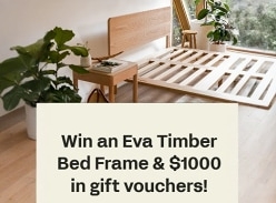 Win an Eva Timber Bed Frame