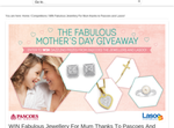 Win Fabulous Jewellery For Mum Thanks To Pascoes And Lasoo!