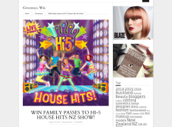 Win family passes to Hi-5 House Hits NZ show