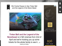 Win Family Passes to See Tinker Bell and the Legend of the Never Beast