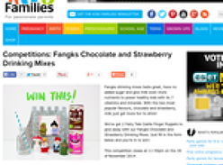 Win Fangks Chocolate and Strawberry Drinking Mixes