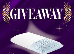 Win flexible, contouring comfort with a Puro Latex Classic Pillow