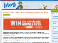 Win Flicks Top 100 Greatest Movies Ever Made!