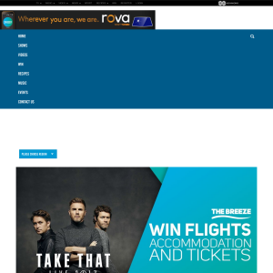 Win Flights and Accommodation to Take That- Live in NZ