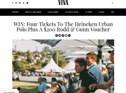 Win Four Tickets to The Heineken Urban Polo plus a $200 Rodd and Gunn Voucher