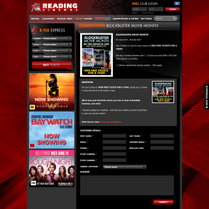 Win free movie tickets for a year