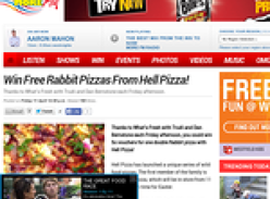 Win Free Rabbit Pizzas From Hell Pizza!