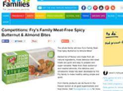 Win Fry's Family Meat-Free Spicy Butternut & Almond Bites