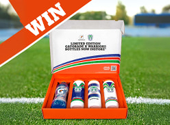 Win a Gatorade X ONE NZ Warriors Drink Bottle Set