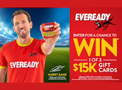 Win 1 of 2 $15K Gift Cards - Energizer