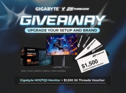 Win a Gigabyte Gaming Monitor & Threads Custom Uniform Voucher - 2K Threads
