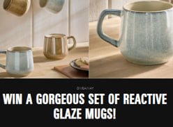 Win a Gorgeous Set of Reactive Glaze Mugs