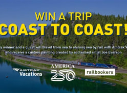 Win a Great American Rail Journey for Two - Railbookers