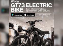 Win a GT73 Electric Bike - Hallensteins