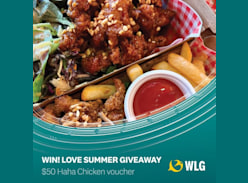 Win a $100 Haha Chicken Voucher - Wellington International Airport