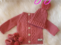 Win Hand Knitted Newborn Woolen Set