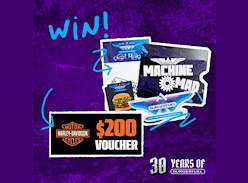 Win a $200 Harley Davidson Voucher & Burgerfuel Goodies