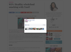Win Healthy wholefood snacking with Tasti