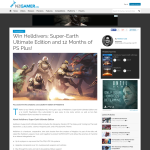 Win Helldivers: Super-Earth Ultimate Edition and 12 Months of PS Plus!