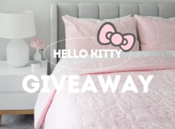 Win 1 of 3 Hello Kitty Coverlet Sets