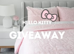 Win 1 of 3 Hello Kitty Coverlet Sets