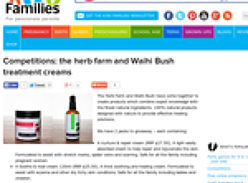 Win herb farm and Waihi Bush treatment creams