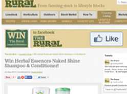 Win Herbal Essences Naked Shine Shampoo & Conditioner!
