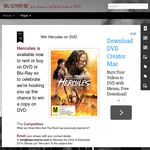 Win Hercules on DVD