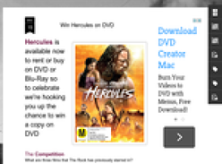 Win Hercules on DVD