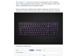 Win Hexgears X-1 Low-Profile Wireless Mechanical Keyboard