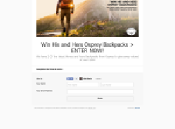 Win His and Hers Osprey Backpacks