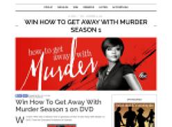 Win How To Get Away With Murder Season 1 on DVD