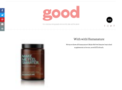 Win Humanature's Make Me Feel Smarter brain food supplement