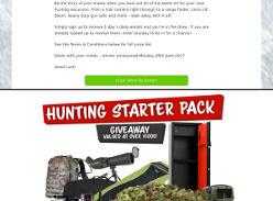 Win Hunting Starter Pack Giveaway!