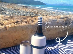 Win Huski Wine Cooler + Two Tumblers