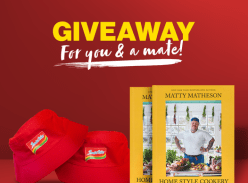 Win Indomie Bucket Hat AND copy of Matty Matheson’s Home Style Cookery book