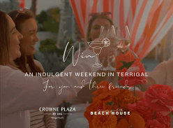 Win an Indulgent Weekend in Terrigal for Four